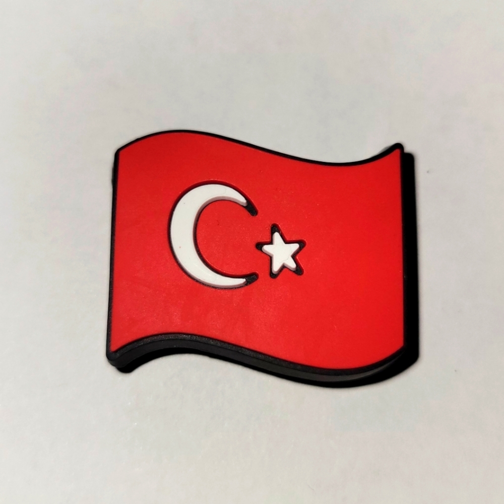 Turkey Flag Jibbitz Shoe Charm